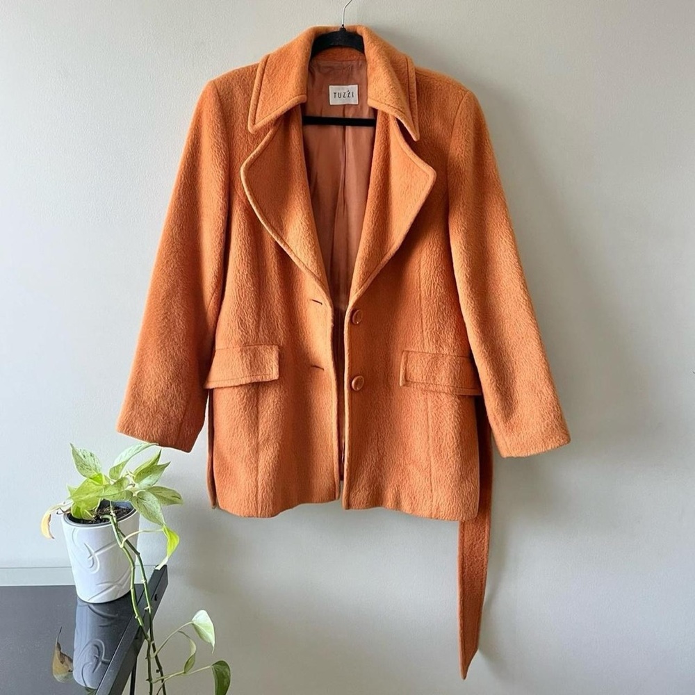 American Vintage Orange Pea Coat